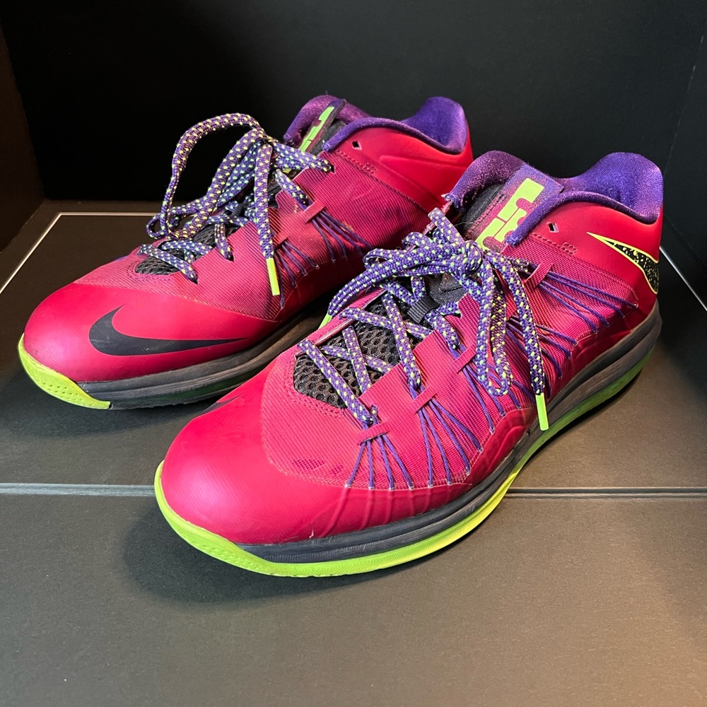 Lebron X Air Max “Raspberry Red”